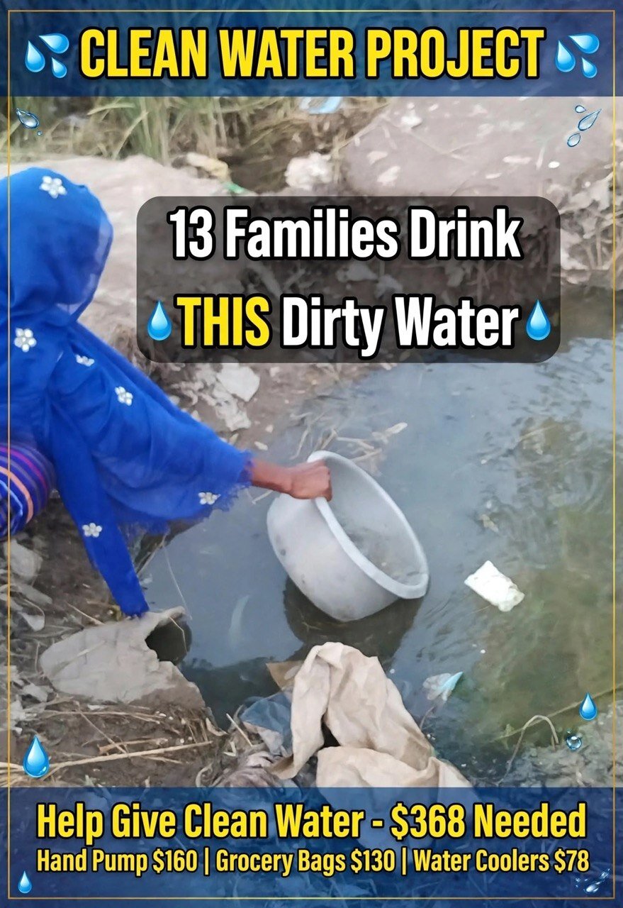 Fetching water from a dirty pond, until a hand pump comes.