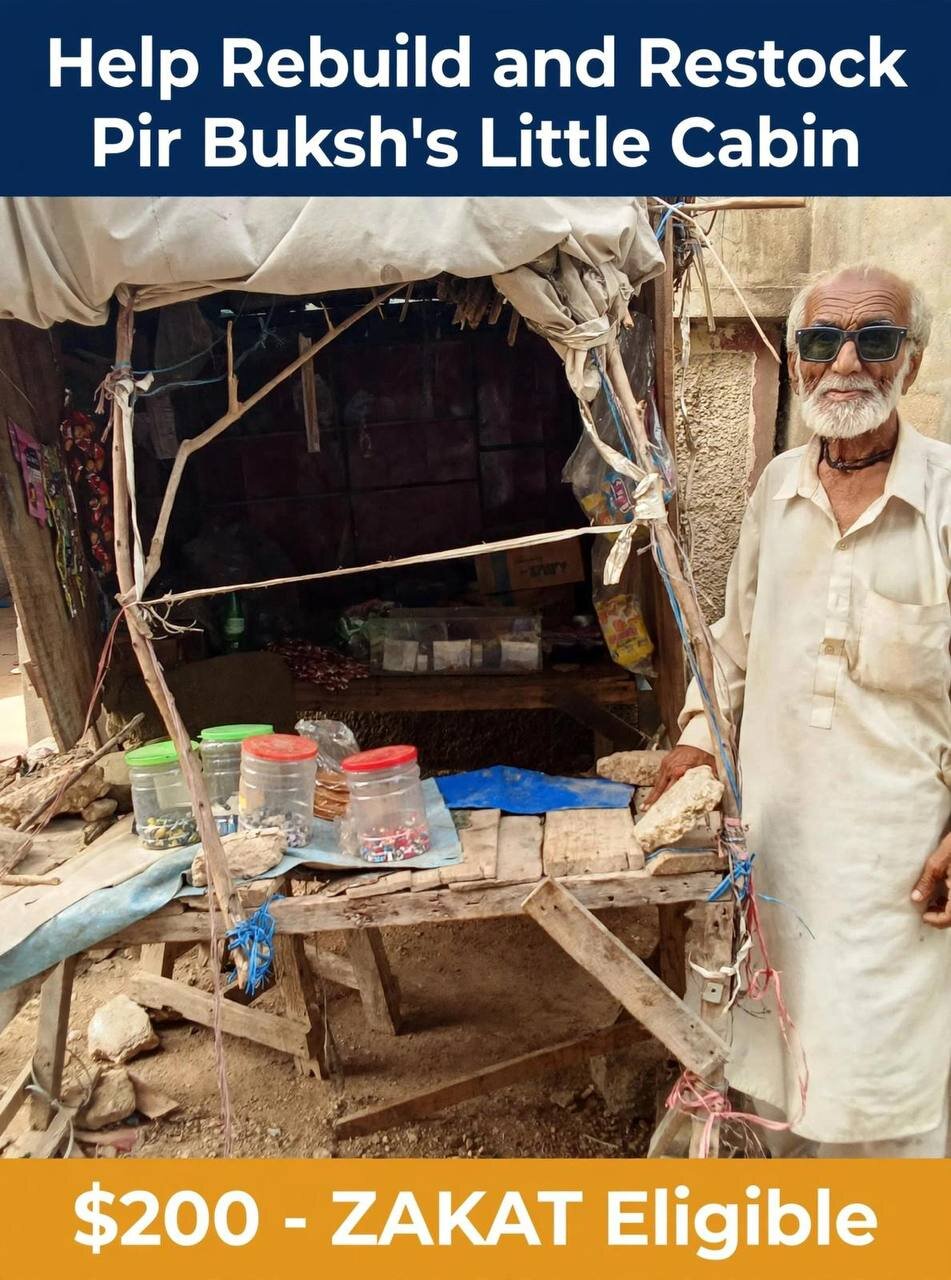 His small cabin shop is falling apart and needs your help.