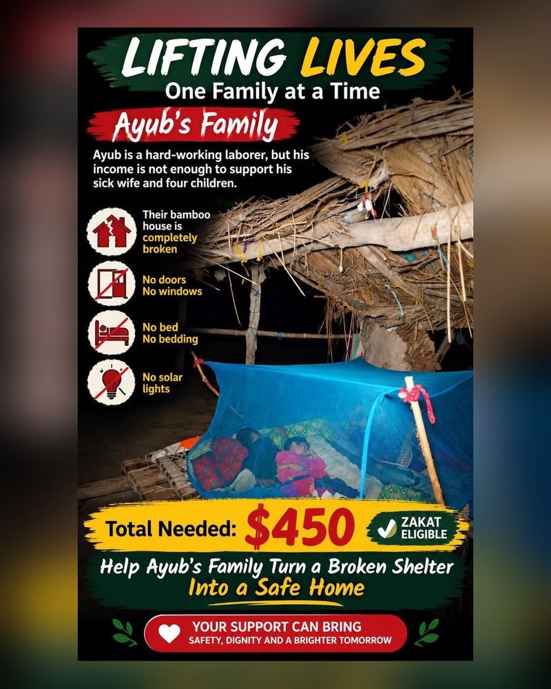 Safe Home for Ayub's Family
